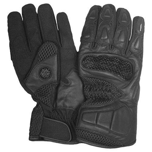Leather Hard Knuckle Tactical Gloves