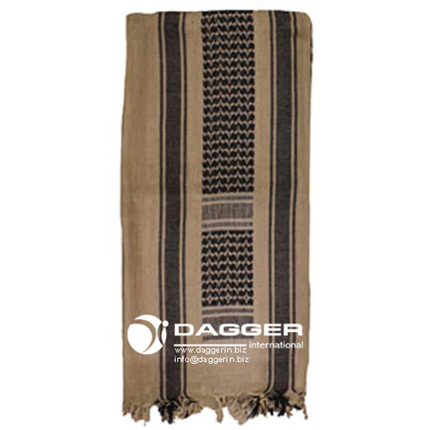 Brown/Black Shemagh